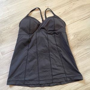 Lululemon workout tank in a sweat-wicking tech fabric